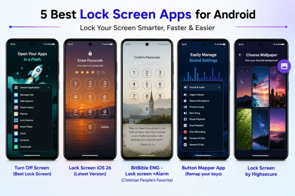 best lock screen apps (top 5)